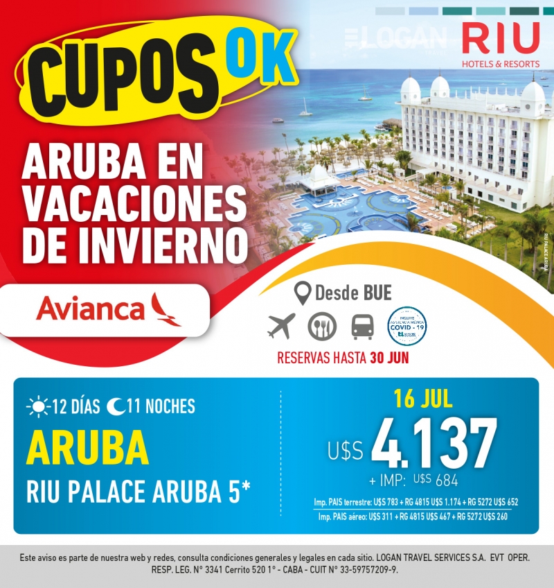 Aruba se vive con RIU! 