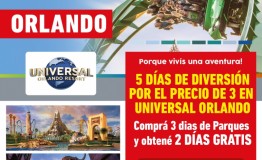 Universal Orlando: 5 das de Diversin por el precio de 3 ! 