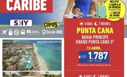 Semana Santa en el Caribe! Cupos Ok con SKY desde BUE 