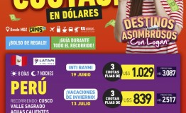 Destinos Asombrosos Per desde MDZ en cuotas! 